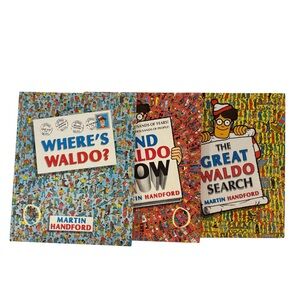 Vintage First Editions 1980s‎ Where’s Waldo Book Lot 3 Titles by Martin Handford